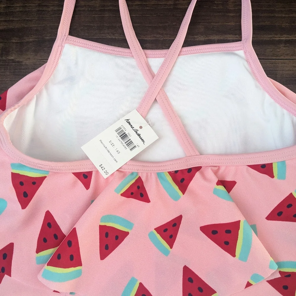 NWT Hanna Andersson Watermelon Swimsuit